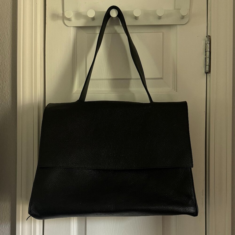 Viola Castellani Milano Genuine Leather Adjustable Strap Bag - Made in Italy